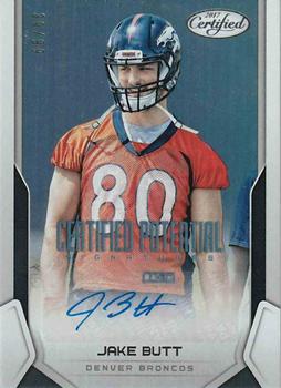 2017 Panini Certified - Certified Potential Signatures #CPS-JB Jake Butt Front