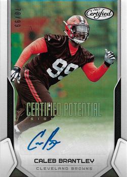 2017 Panini Certified - Certified Potential Signatures #CPS-CB Caleb Brantley Front