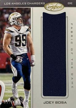 2017 Panini Certified - Fabric of the Game #FG-JB Joey Bosa Front