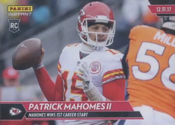 2017 Panini Instant NFL #135 Patrick Mahomes II Front