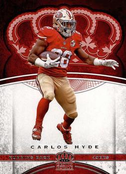2017 Panini Crown Royale #77 Carlos Hyde Front