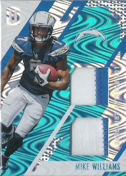 2017 Panini Unparalleled - Rookie Stitches Patch Dual Teal #ST-MW Mike Williams Front