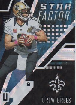2017 Panini Unparalleled - Star Factor #SF-DB Drew Brees Front