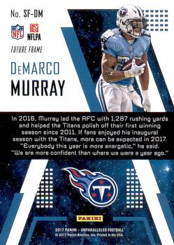 2017 Panini Unparalleled - Star Factor #SF-DM DeMarco Murray Back