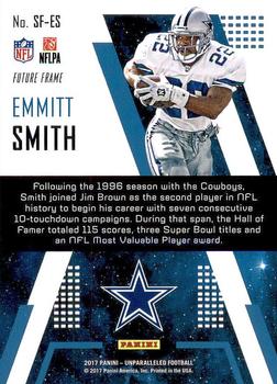 2017 Panini Unparalleled - Star Factor #SF-ES Emmitt Smith Back