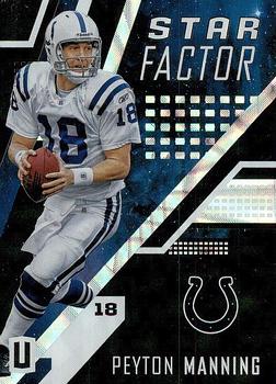 2017 Panini Unparalleled - Star Factor #SF-PM Peyton Manning Front