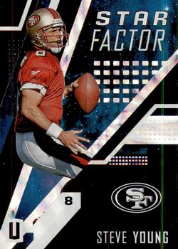 2017 Panini Unparalleled - Star Factor #SF-SY Steve Young Front