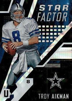 2017 Panini Unparalleled - Star Factor #SF-TA Troy Aikman Front