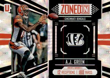 2017 Panini Unparalleled - Zoned In #ZI-1 A.J. Green Front