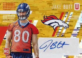 2017 Panini Unparalleled - Class of 2017 Rookie Autographs Yellow #211 Jake Butt Front