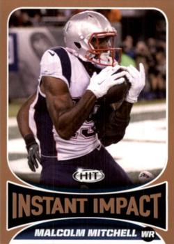 2017 SAGE HIT - Gold #64 Malcolm Mitchell Front