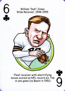 2006 Hero Decks Cleveland Browns Football Heroes Playing Cards #6♣ William 