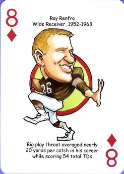 2013 Hero Decks Cleveland Browns Football Heroes Playing Cards #8♦ Ray Renfro Front
