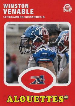 2016 Upper Deck CFL - O-Pee-Chee #3 Winston Venable Front