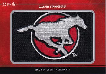 2016 Upper Deck CFL - O-Pee-Chee Team Logo Patches #TL-53 Calgary Stampeders Front