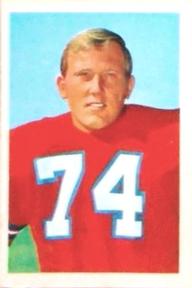 1971 NFLPA Wonderful World Stamps #109 Mike Current Front