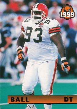 1999 Giant Eagle Cleveland Browns - Gold #5 Jerry Ball Front
