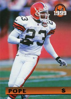 1999 Giant Eagle Cleveland Browns - Gold #8 Marquez Pope Front