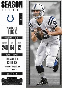2017 Panini Contenders #16 Andrew Luck Front
