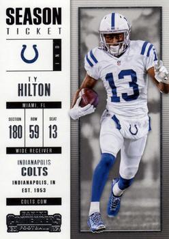 2017 Panini Contenders #17 T.Y. Hilton Front