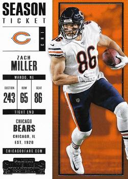 2017 Panini Contenders #26 Zach Miller Front