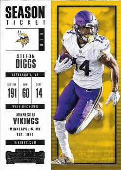 2017 Panini Contenders #34 Stefon Diggs Front