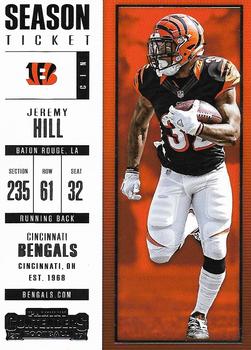 2017 Panini Contenders #42 Jeremy Hill Front