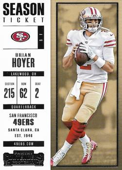 2017 Panini Contenders #55 Brian Hoyer Front