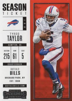2017 Panini Contenders #89 Tyrod Taylor Front