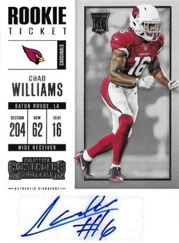 2017 Panini Contenders #200 Chad Williams Front