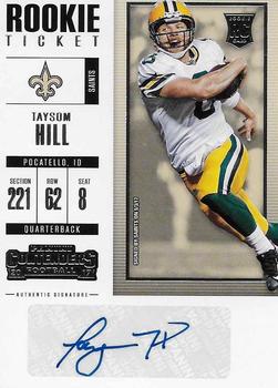 2017 Panini Contenders #249 Taysom Hill Front