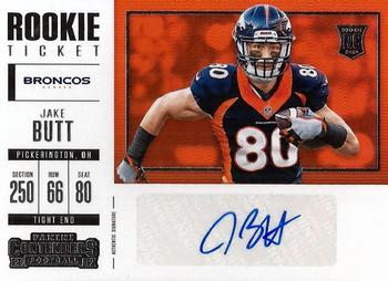 2017 Panini Contenders #253 Jake Butt Front