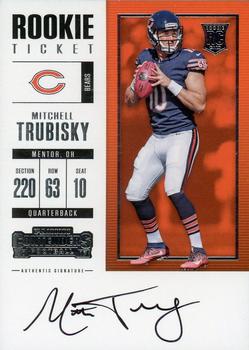 2017 Panini Contenders #301 Mitchell Trubisky Front