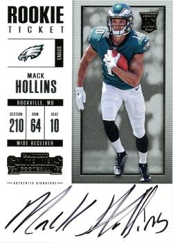 2017 Panini Contenders #340 Mack Hollins Front