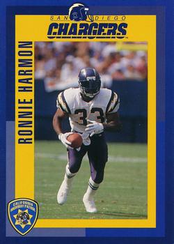 1993 San Diego Chargers Police #7 Ronnie Harmon Front