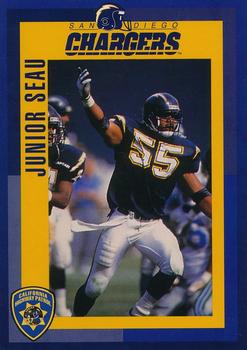 1993 San Diego Chargers Police #11 Junior Seau Front
