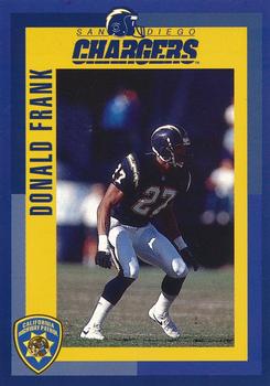 1993 San Diego Chargers Police #18 Donald Frank Front