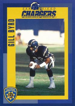 1993 San Diego Chargers Police #22 Gill Byrd Front
