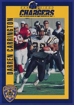 1994 San Diego Chargers Police #7 Darren Carrington Front