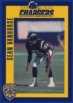 1994 San Diego Chargers Police #19 Sean Vanhorse Front