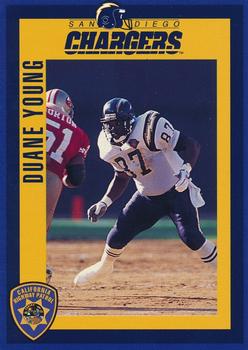 1994 San Diego Chargers Police #28 Duane Young Front