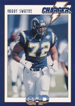 1995 San Diego Chargers Police #7 Harry Swayne Front