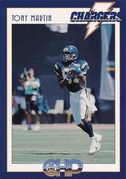 1995 San Diego Chargers Police #8 Tony Martin Front