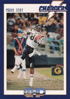 1995 San Diego Chargers Police #9 Mark Seay Front