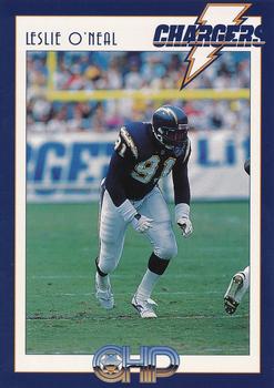 1995 San Diego Chargers Police #12 Leslie O'Neal Front