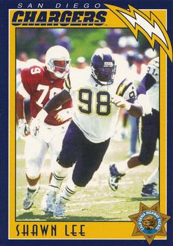 1996 San Diego Chargers Police #7 Shawn Lee Front