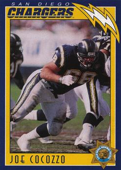 1996 San Diego Chargers Police #9 Joe Cocozzo Front