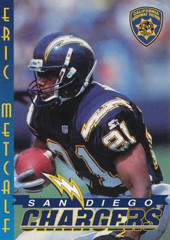 1997 San Diego Chargers Police #6 Eric Metcalf Front