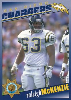 1998 San Diego Chargers Police #6 Raleigh McKenzie Front