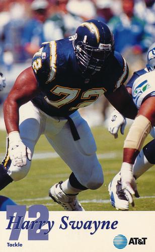 1995 San Diego Chargers #NNO Harry Swayne Front